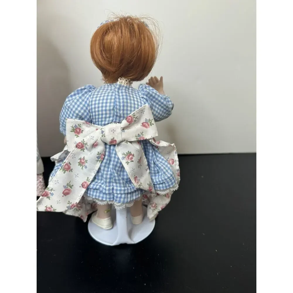 Danbury Mint Is it Sweet Enough?‎ Porcelain Mother Daughter Dolls by Judy Belle